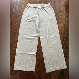 Comfy high waisted wide leg sweat pant